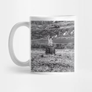 Only In Montana - Black And White Mug